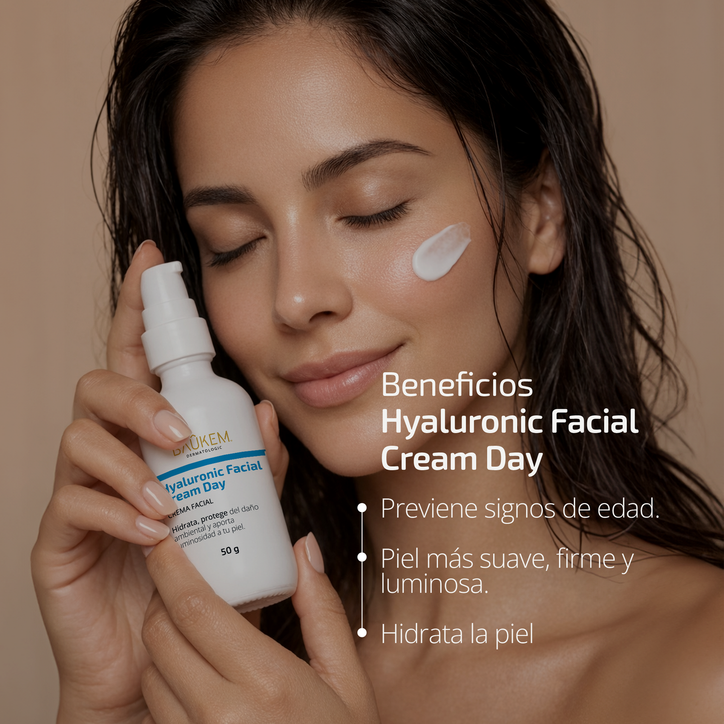 Baukem Hyaluronic Facial Cream Day 50g